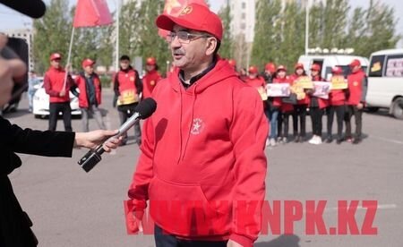 Масштабный агитационный автопробег, организованный Республиканским предвыборным штабом КНПК был приурочен ко Дню Пионерии